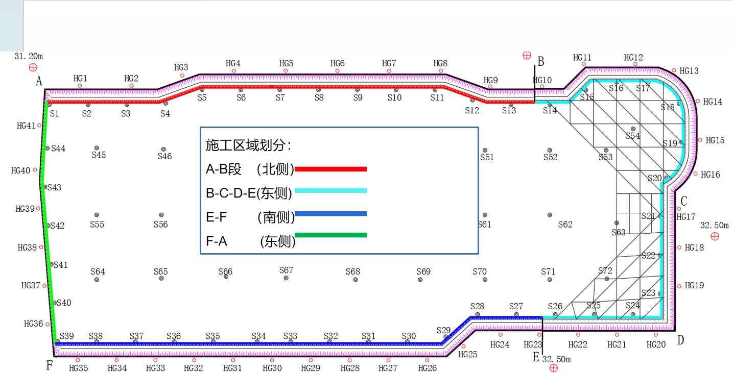 无锡南长区基坑支护设计